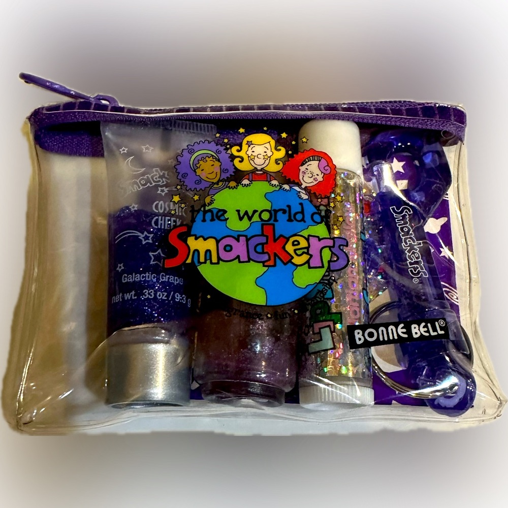 VTG RARE BONNIE BELL THE WORLD OF SMACKERS COLLECTIBLE COSMIC CHEEKS NAILS LIP